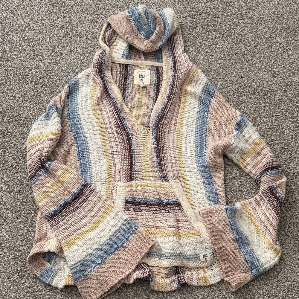 Billabong Multicolor V-Neck Sweater
